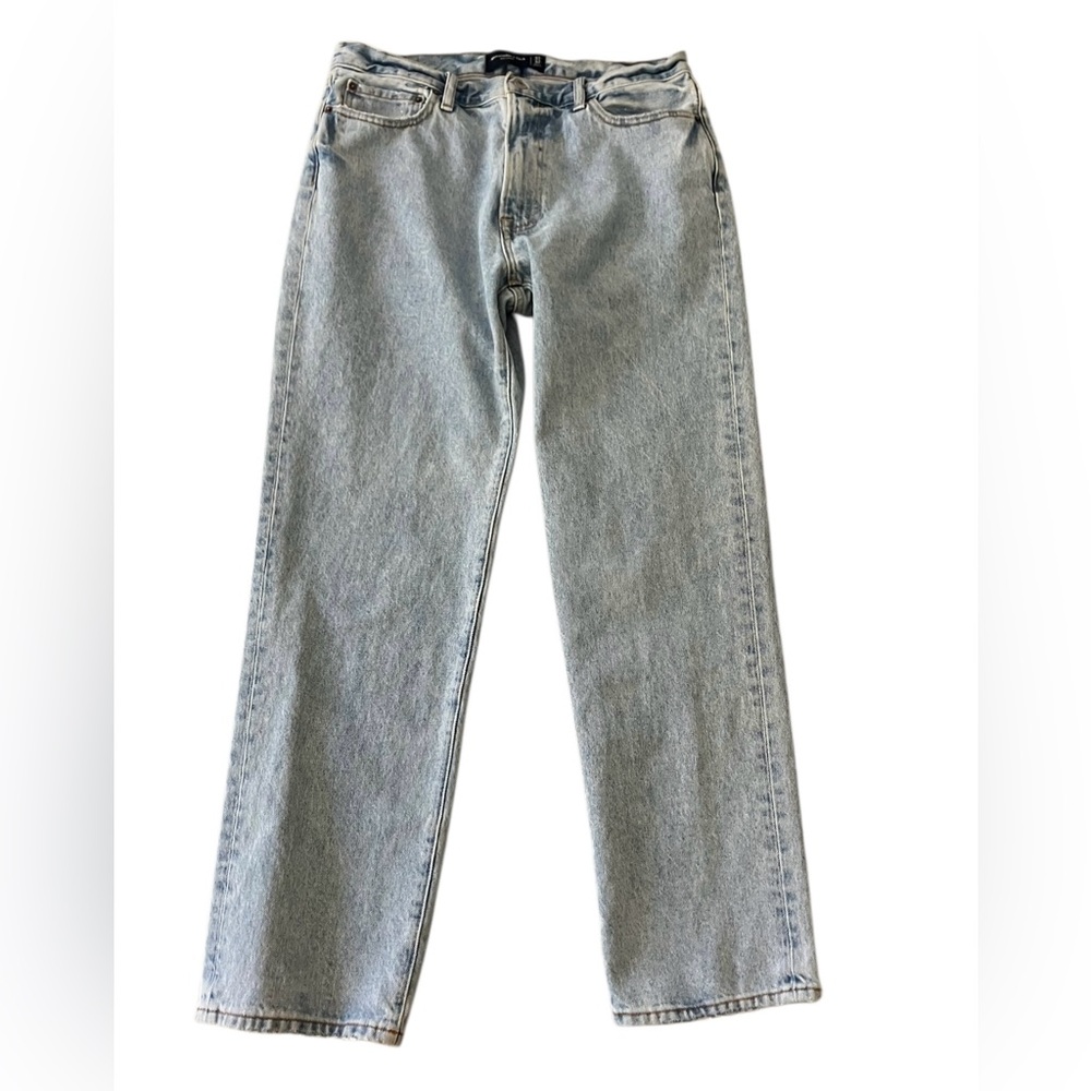 Abercrombie & Fitch Jeans Mens 33x32 Blue Light Wash 90s Loose